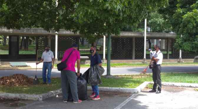Nueva jornada de limpieza en la Ciudad Universitaria de Caracas