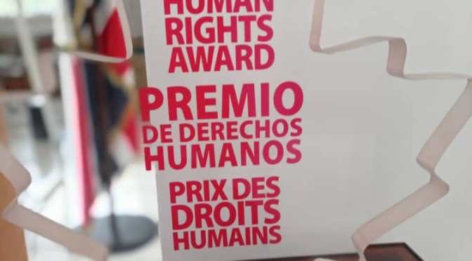 Anuncian ganador de Premio de Derechos Humanos